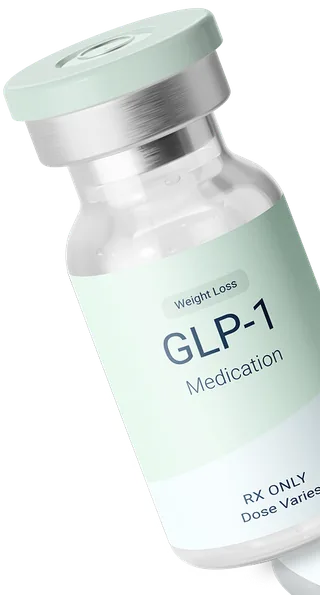 GLP-1 medication vial containing semaglutide